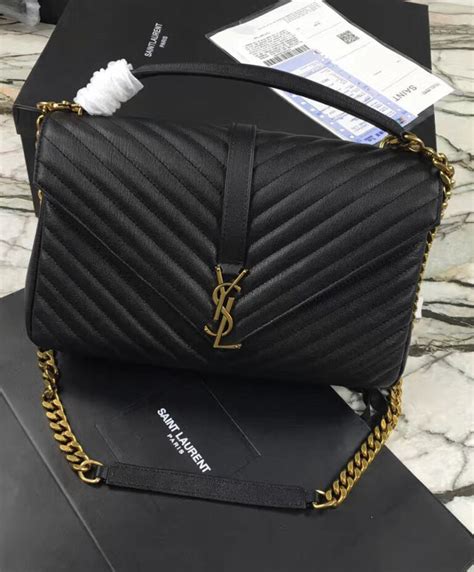 ysl large monogram college bag|YSL monogram bag review.